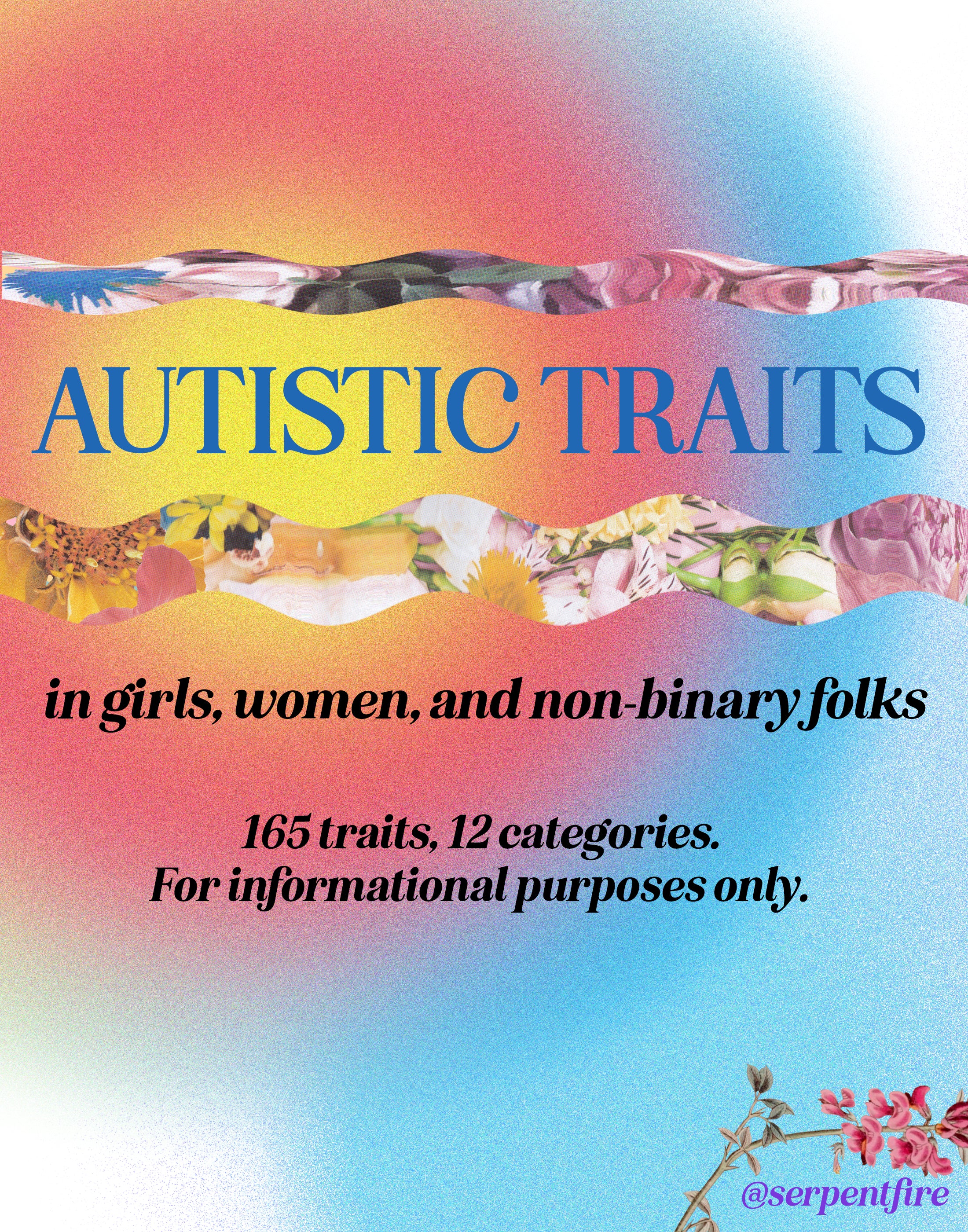 Autism Traits In Women, Girls + Non-Binary Folks – Fae Wolfe