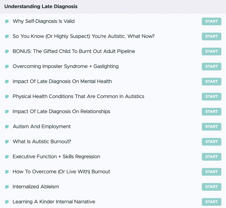 SALE! Navigating Autism Late In Life - Course – Fae Wolfe